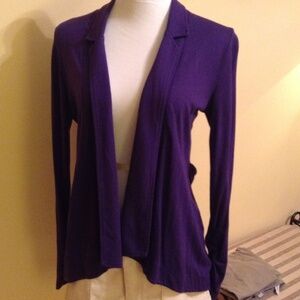 Splendid Brand - Dark Purple Lightweight Jacket/Top
